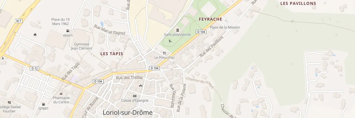 Plan du 35 Av de la Republique à Loriol-sur-Drôme