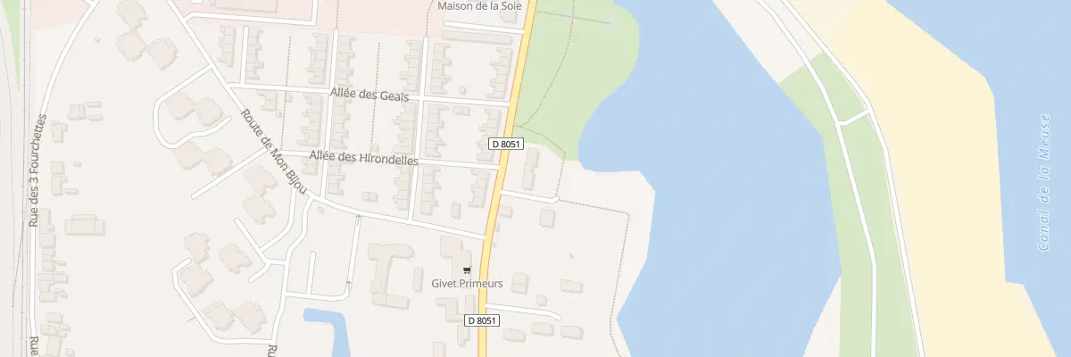 Plan du 104A Rue de Bon Secours à Givet