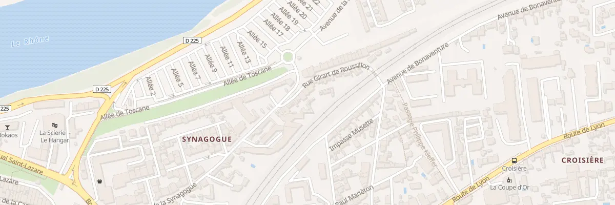 Plan du 10 Rue Girart de Roussillon à Avignon