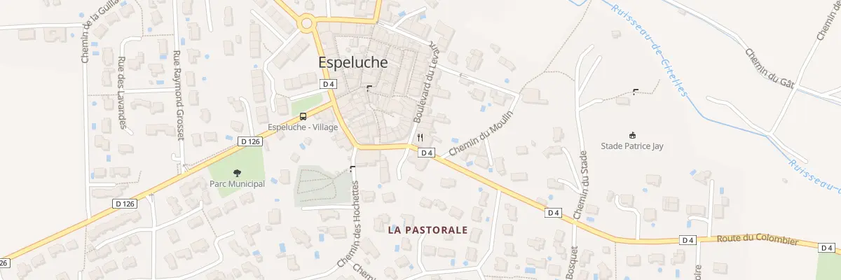 Plan du 5007 Bd du Levant à Espeluche