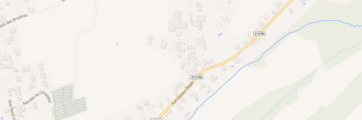 Plan du 3 Mte de la Batie à Chanas