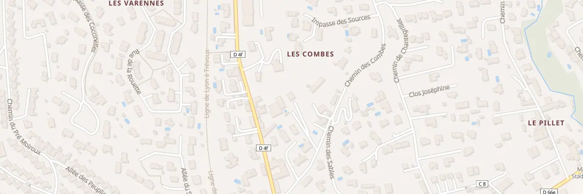 Plan du 115 Che des Combes à Massieux