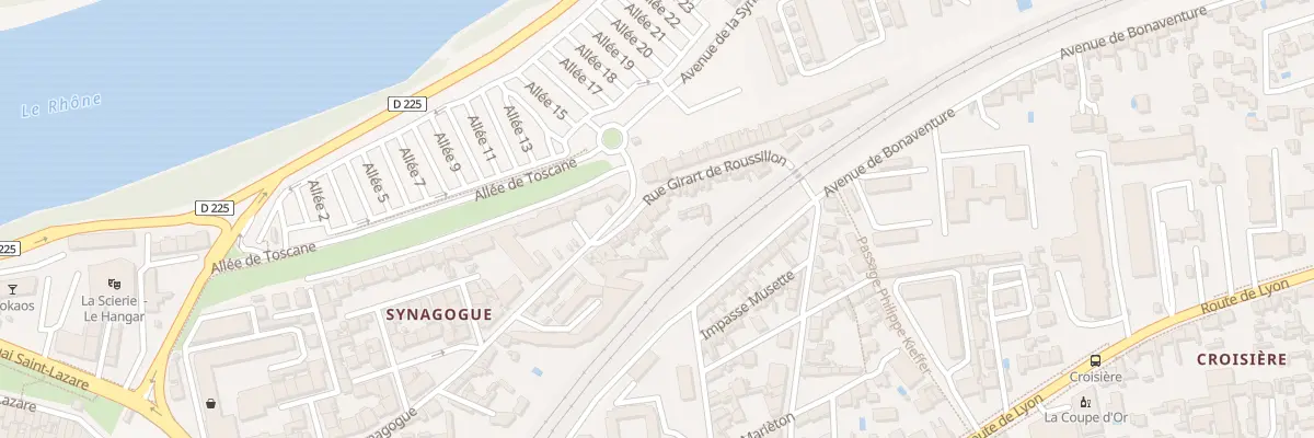 Plan du 12 Rue Girart de Roussillon à Avignon