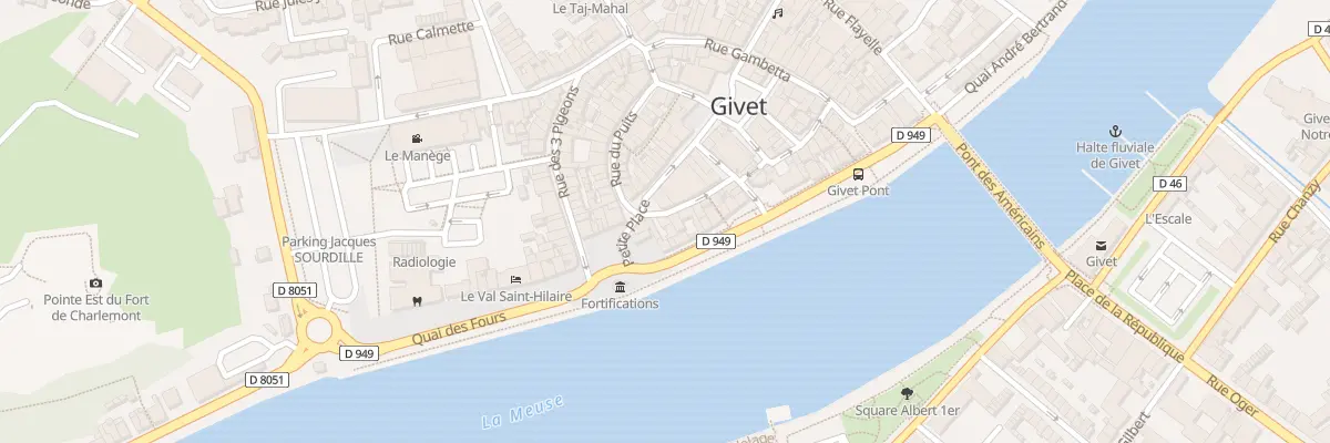 Plan du 6 Petite Place à Givet