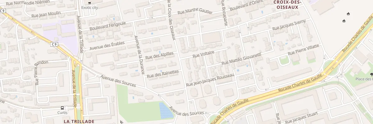 Plan du 35 Av Croix des Oiseaux à Avignon