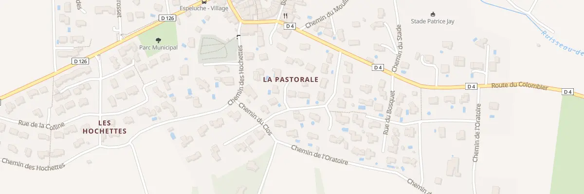 Plan du 255 Che du Clos à Espeluche