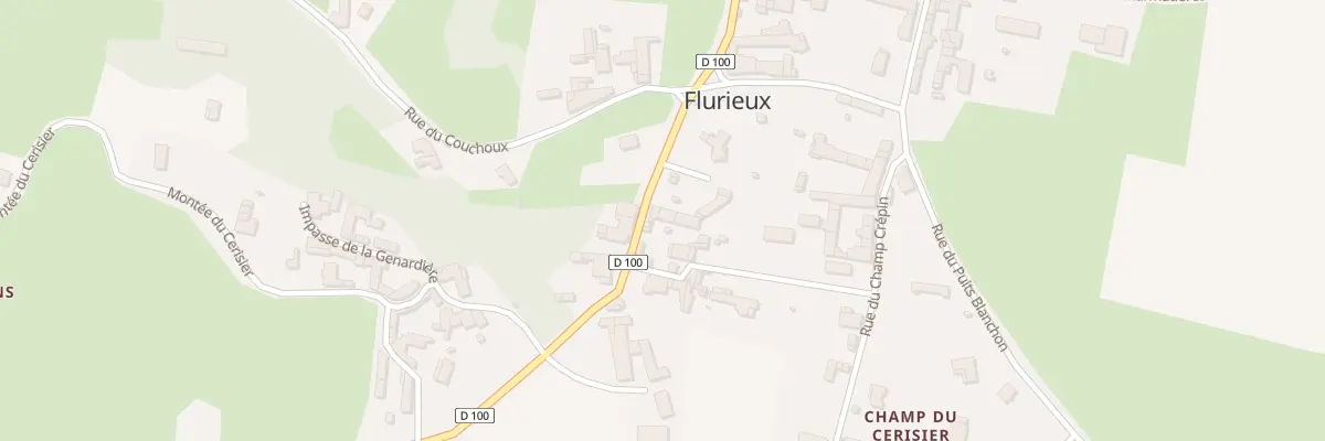Plan du 5084 Flurieux à Mogneneins