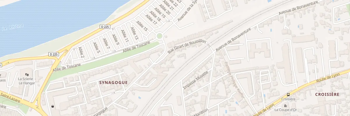 Plan du 14 Rue Girart de Roussillon à Avignon