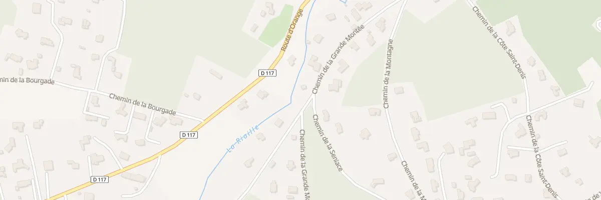 Plan du 5421 Le Marteau à Rochegude
