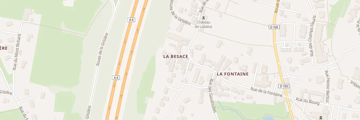 Plan du 3 Imp de la Besace à Sancé