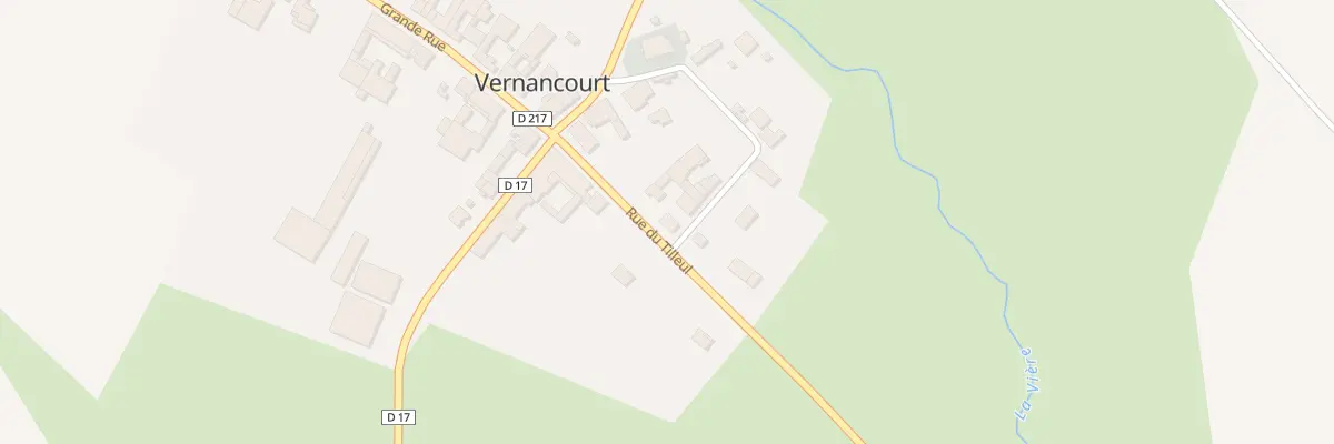 Plan du 1 Rue du Chateau à Vernancourt