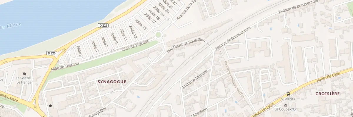 Plan du 16 Rue Girart de Roussillon à Avignon