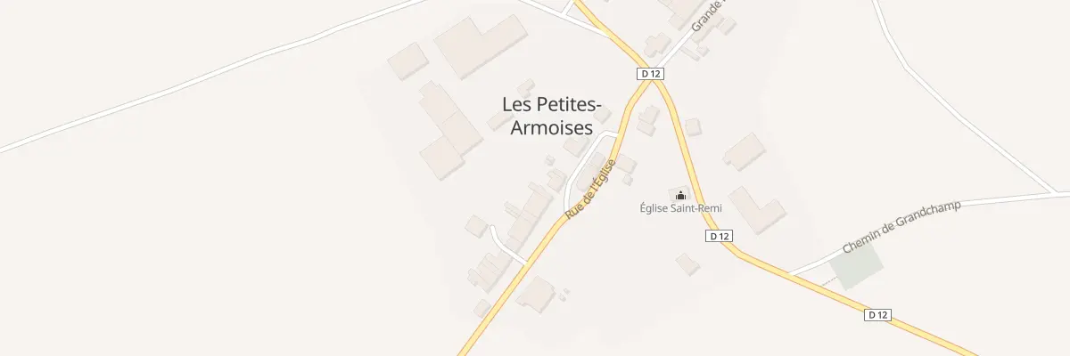 Plan du 25 Gr Gde Rue aux Petites-Armoises