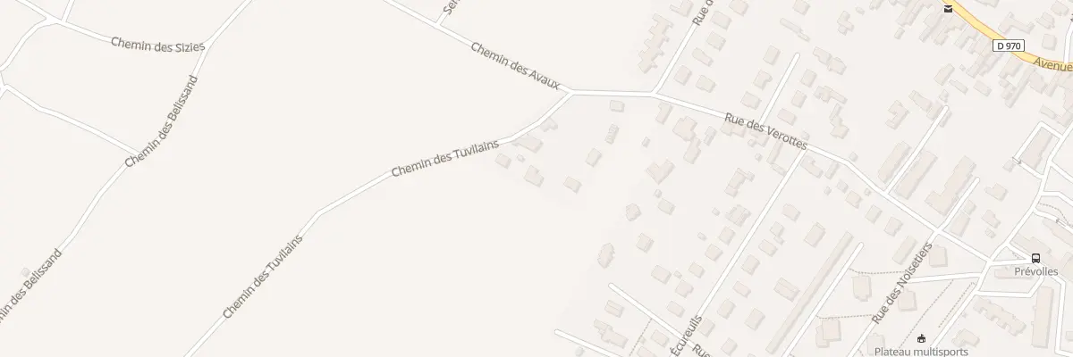 Plan du 5 Che des Tuvilains à Beaune