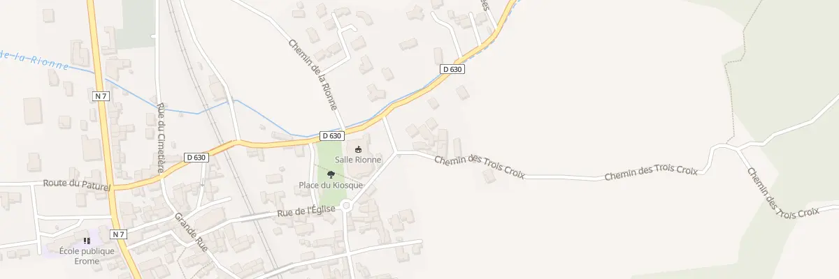 Plan du 5136 Les Terrets à Érôme