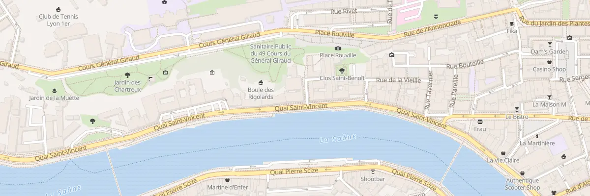 Plan du 31 Quai Saint Vincent à Lyon 1er Arrondissement