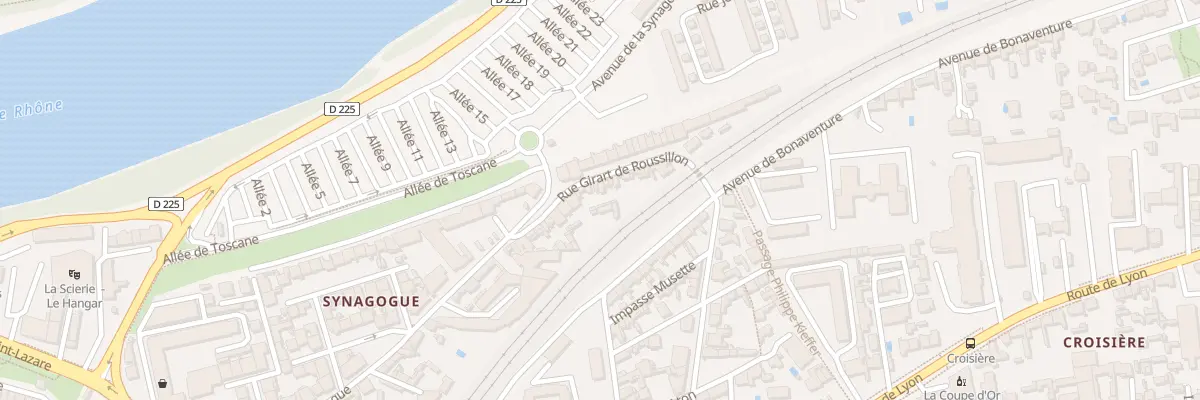 Plan du 22 Rue Girart de Roussillon à Avignon