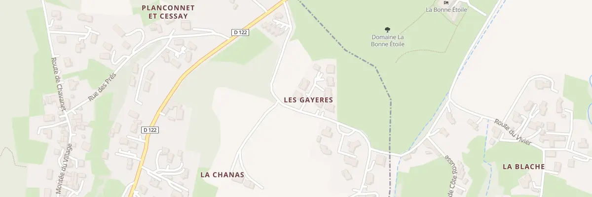 Plan du 15 All du Clos de la Chanas à Laveyron