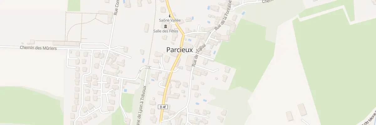 Plan du 92 Rue de l’Église à Parcieux