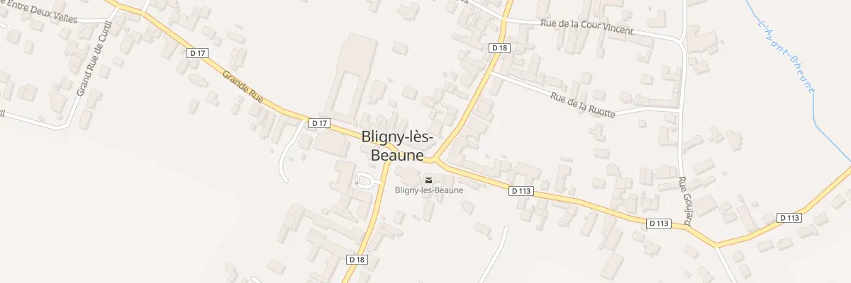 Plan du 1 Rte de Beaune à Bligny-lès-Beaune