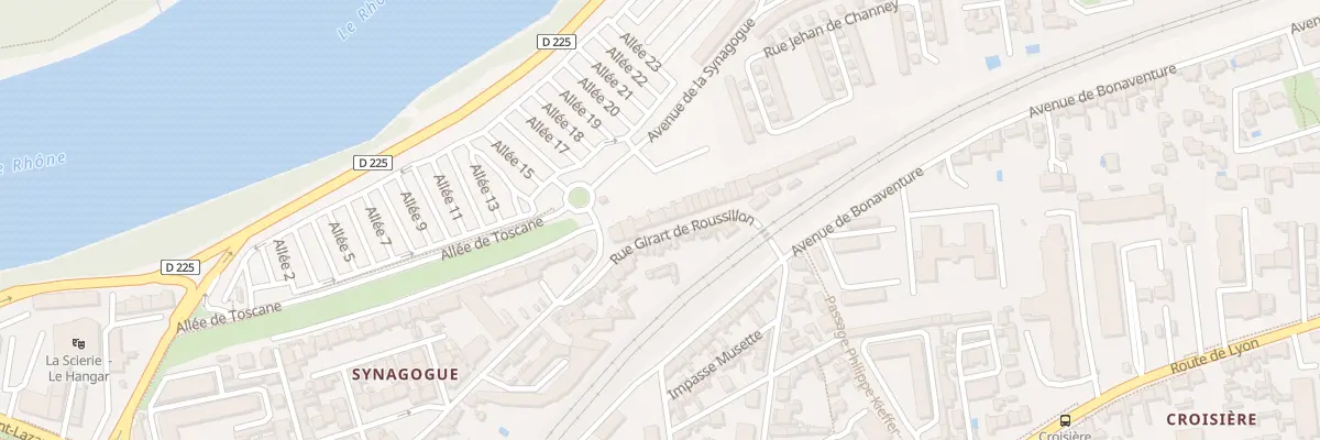 Plan du 7 Rue Girart de Roussillon à Avignon