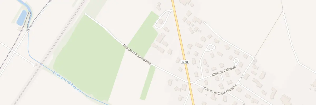 Plan du 8 Rue de la Fournerette à Bligny-lès-Beaune
