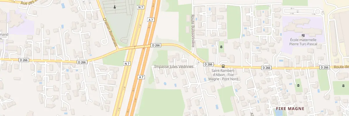 Plan du 5856 Fixe Magne à Saint-Rambert-d’Albon