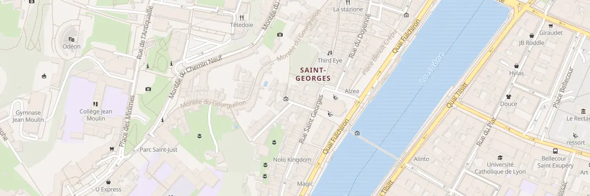 Plan du 4 Mte des Epies à Lyon 5e Arrondissement