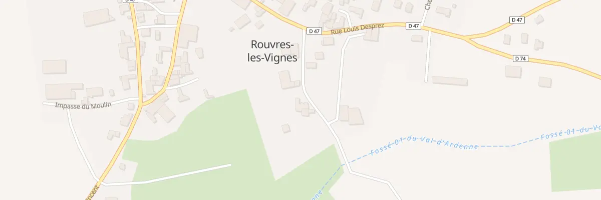 Plan du 4 Che de la Villeneuve à Rouvres-les-Vignes