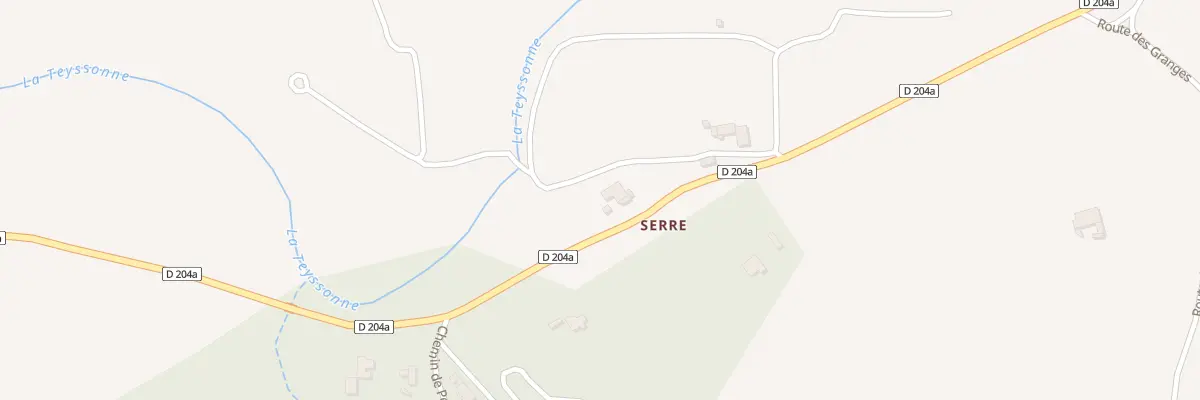 Plan du 780 Rte des Reys à Mirmande