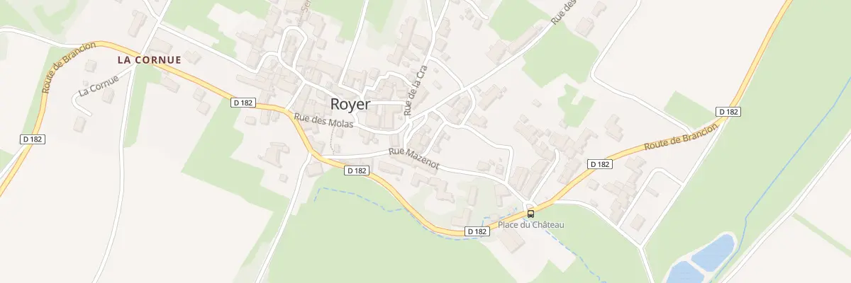 Plan du 5042 RUE des RACCORDS à Royer
