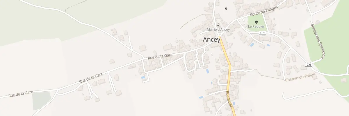 Plan du 17 Rue de la Gare à Ancey