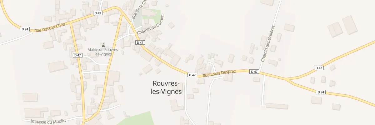 Plan du 11 Rue Louis Desprez à Rouvres-les-Vignes