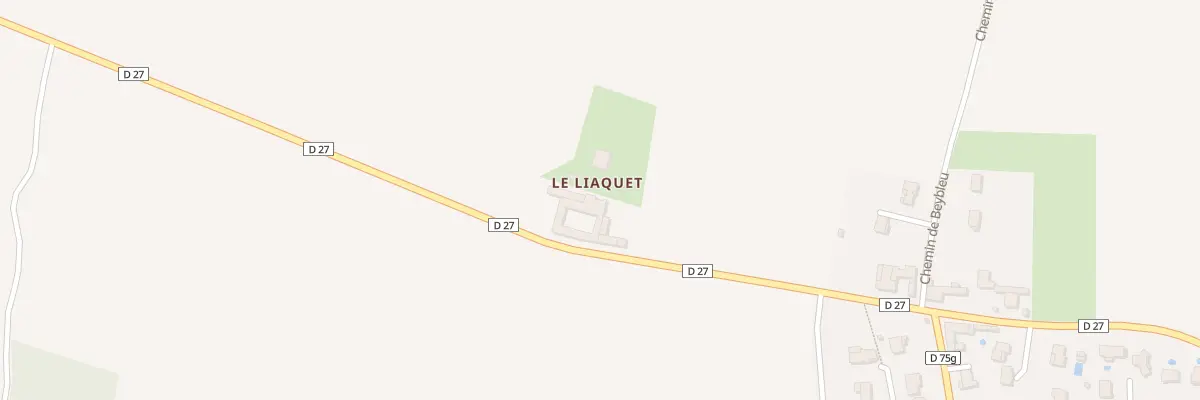 Plan du 5214 Le Liaquet à Francheleins