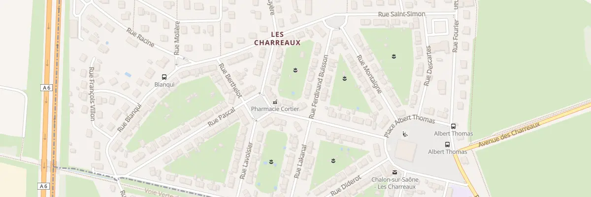 Plan du 16 Rue Condorcet à Chalon-sur-Saône