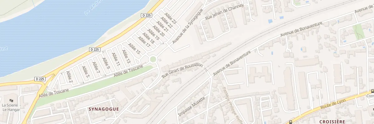 Plan du 15 Rue Girart de Roussillon à Avignon