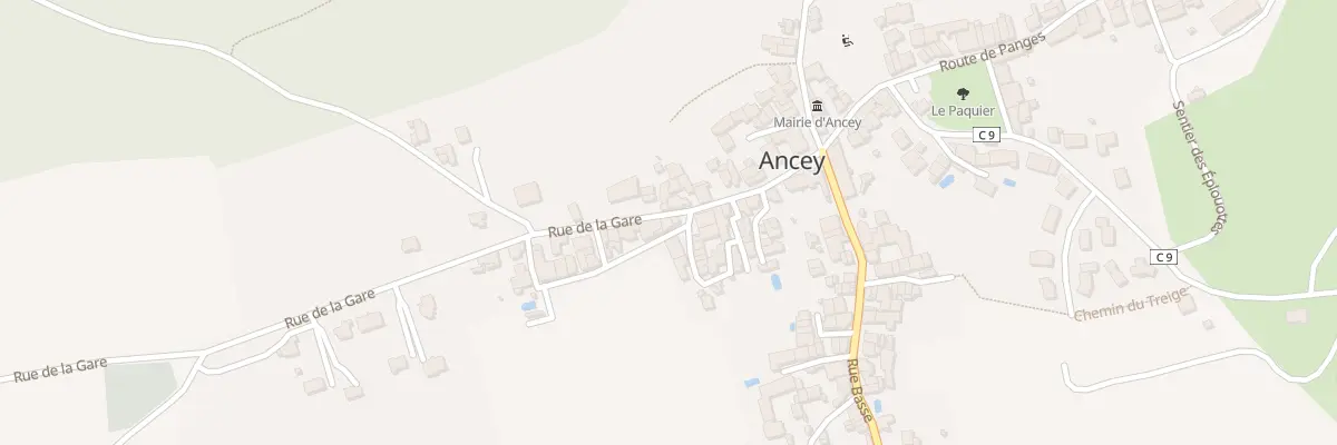 Plan du 15 Rue de la Gare à Ancey
