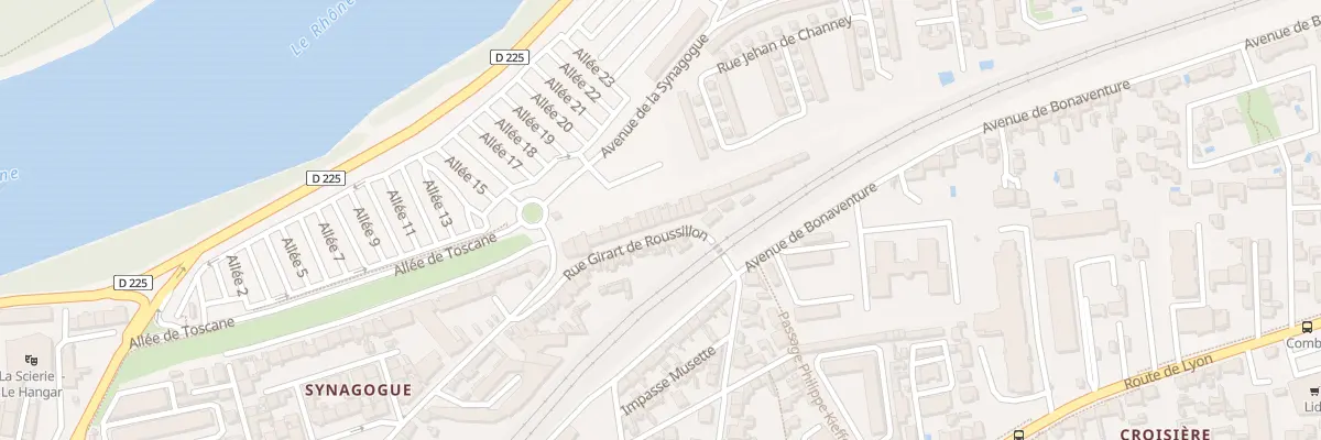 Plan du 17 Rue Girart de Roussillon à Avignon