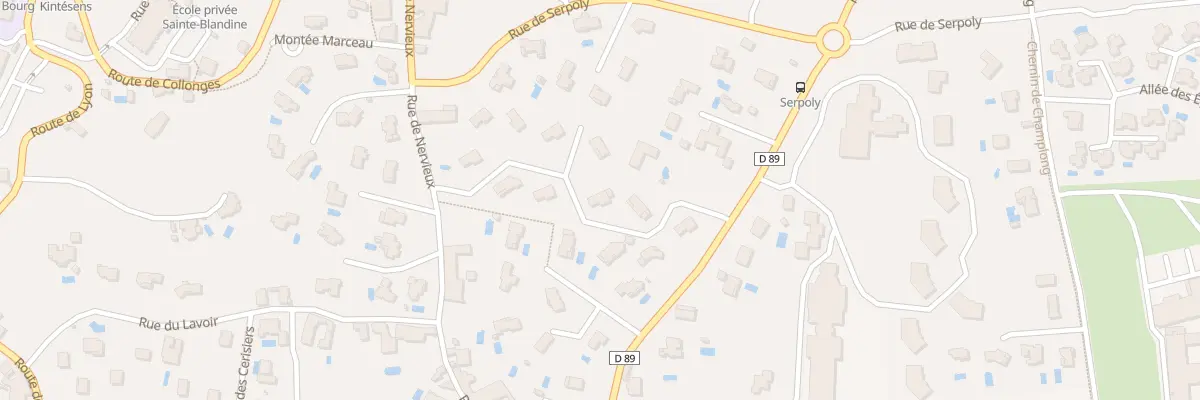 Plan du 20 Rue de Nervieux à Saint-Cyr-au-Mont-d’Or