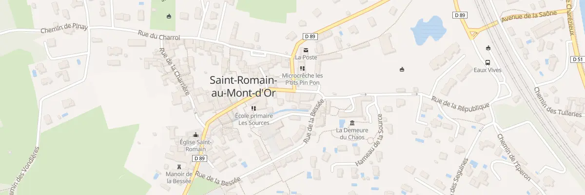 Plan du 9008 Rue de la République à Saint-Romain-au-Mont-d’Or