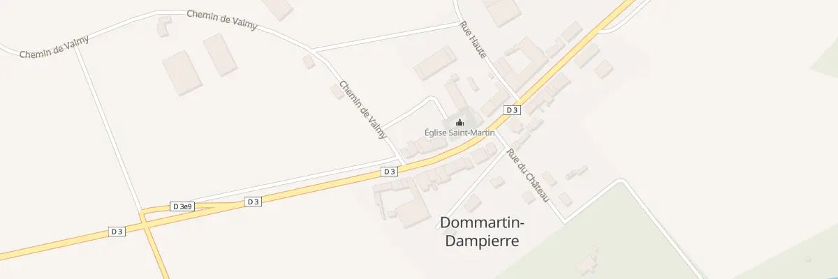 Plan du 17 Rue Grande Rue à Dommartin-Dampierre