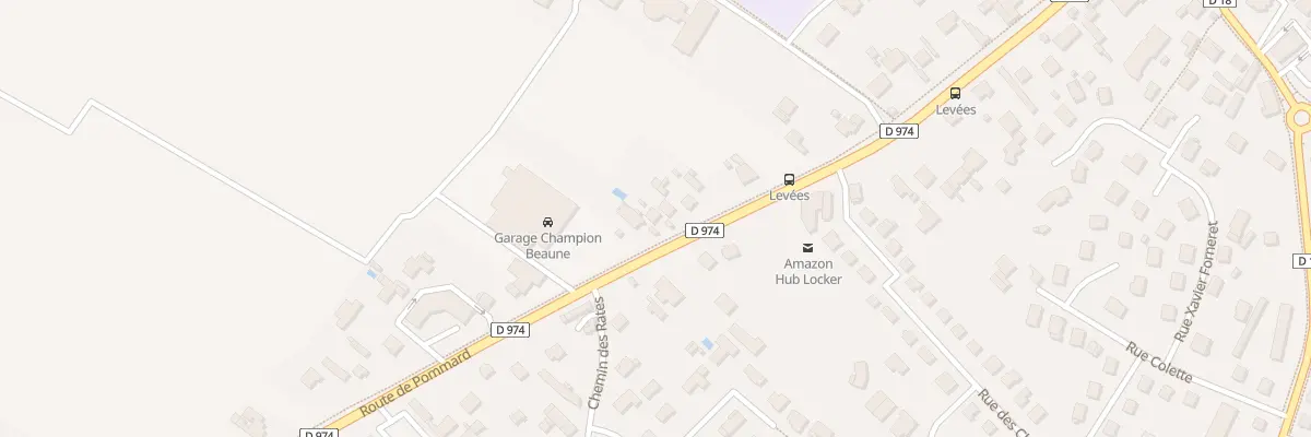Plan du 38 Rte de Pommard à Beaune