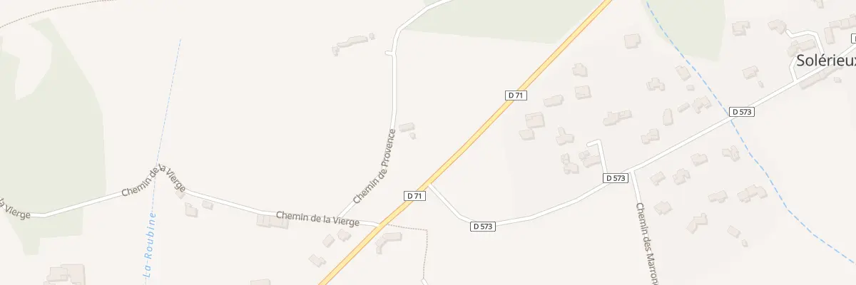 Plan du 1 Che de Provence à Solérieux