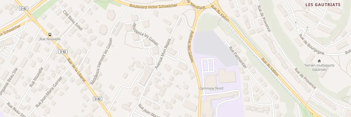 Plan du 30 Av Mon Repos à Mâcon