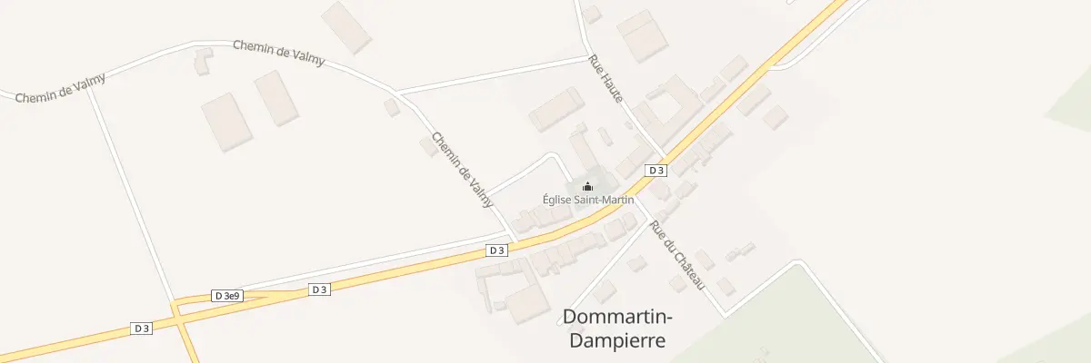Plan du 5001 Le Haut du Village à Dommartin-Dampierre