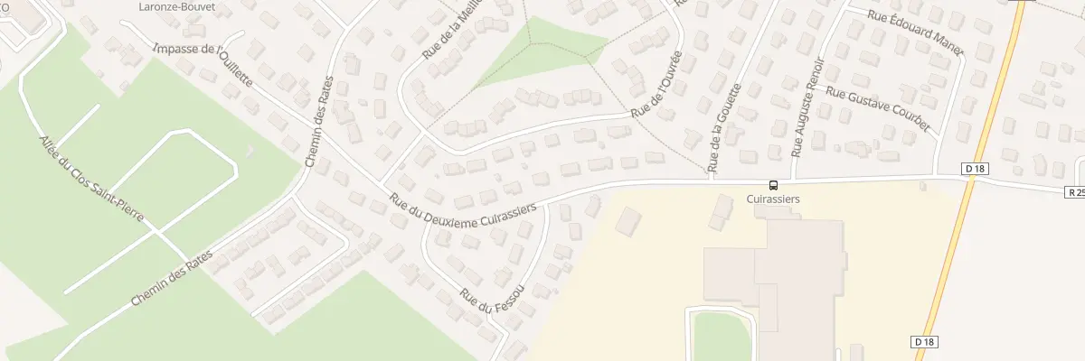 Plan du 15 Rue du Deuxieme Cuirassiers à Beaune