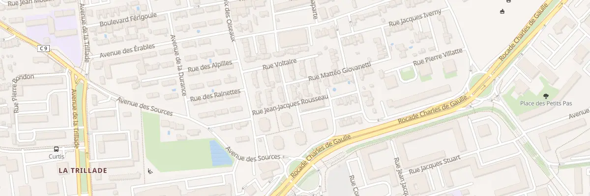 Plan du 7 Rue Jean-Jacques Rousseau à Avignon