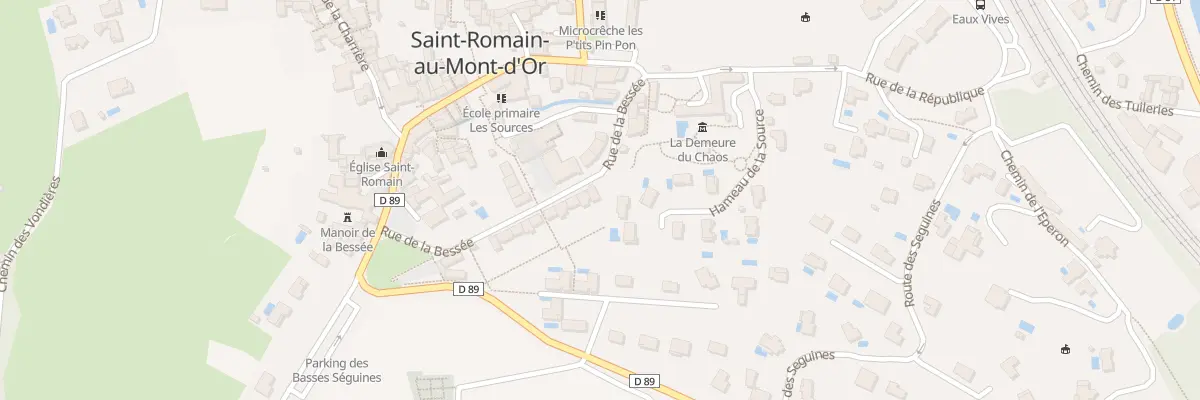 Plan du 1 Rue de la Bessée à Saint-Romain-au-Mont-d’Or