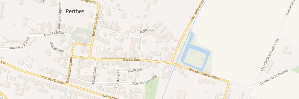 Plan du 6 Gr Grande Rue à Perthes