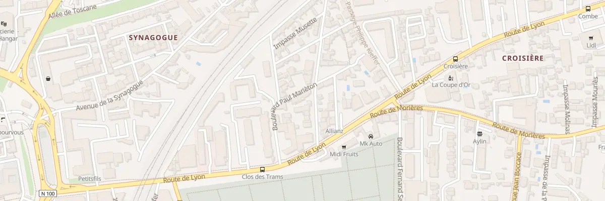 Plan du 6B Bd Paul Mariéton à Avignon